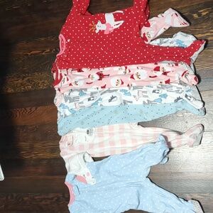 Fleece 12 months pajamas girls